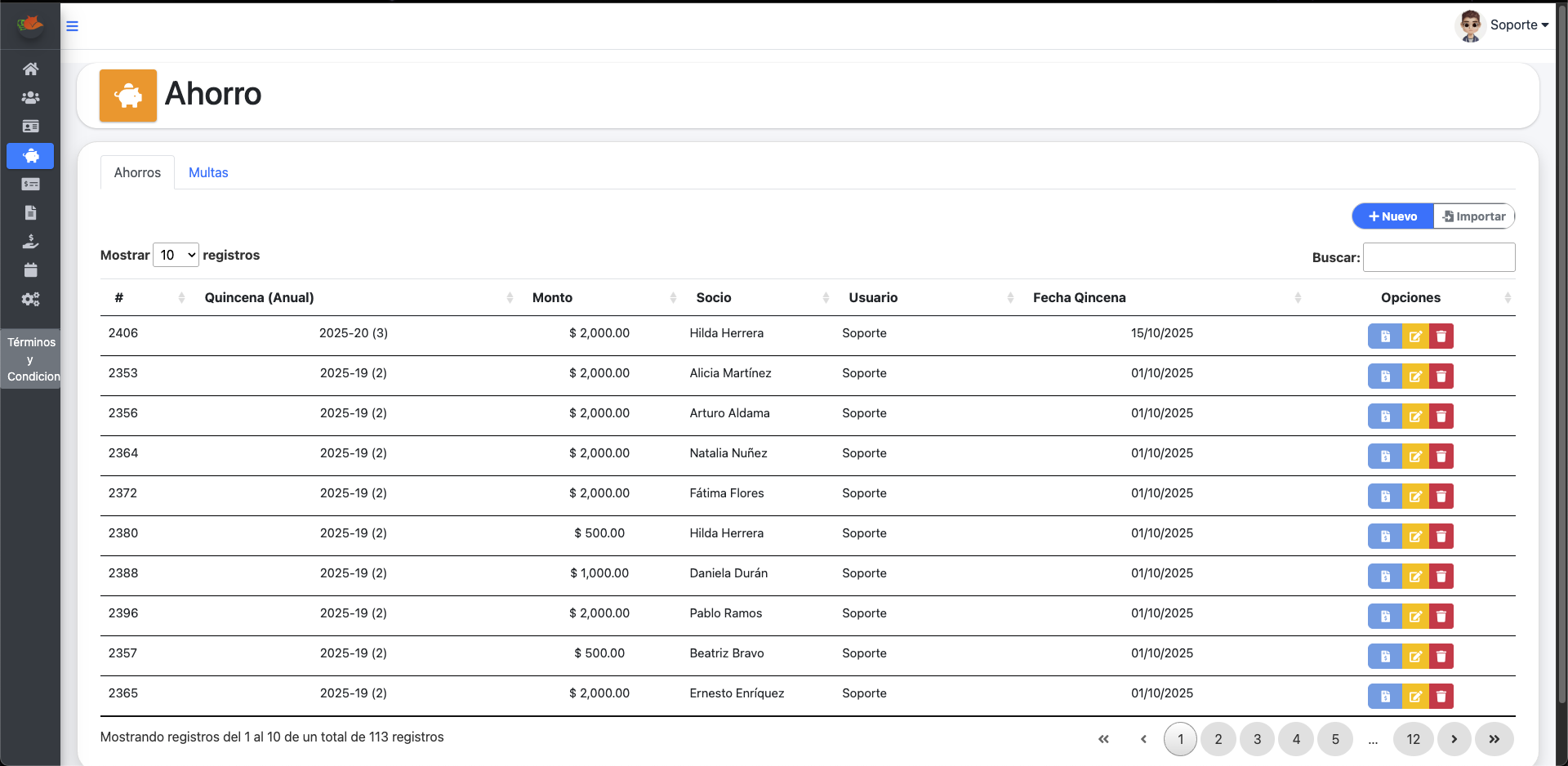 App Ahorro Zorros — 5